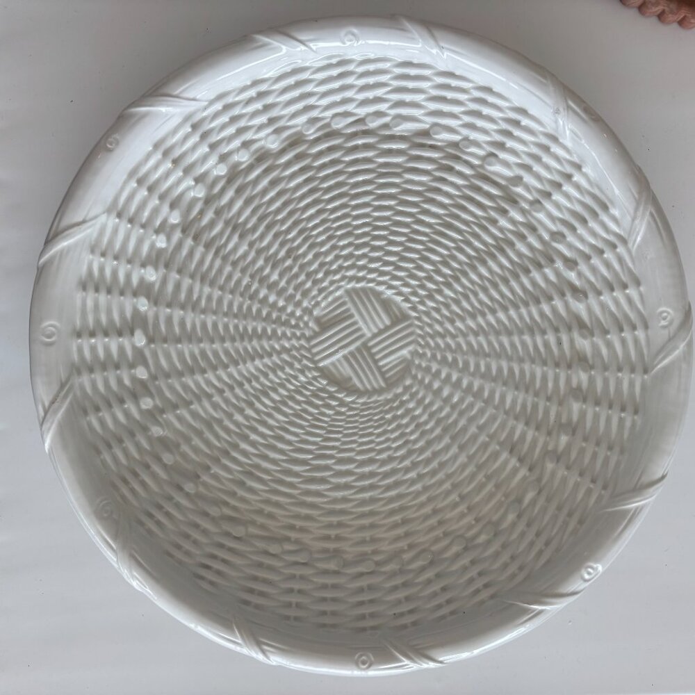 Tiffany & Co. basket weave platter